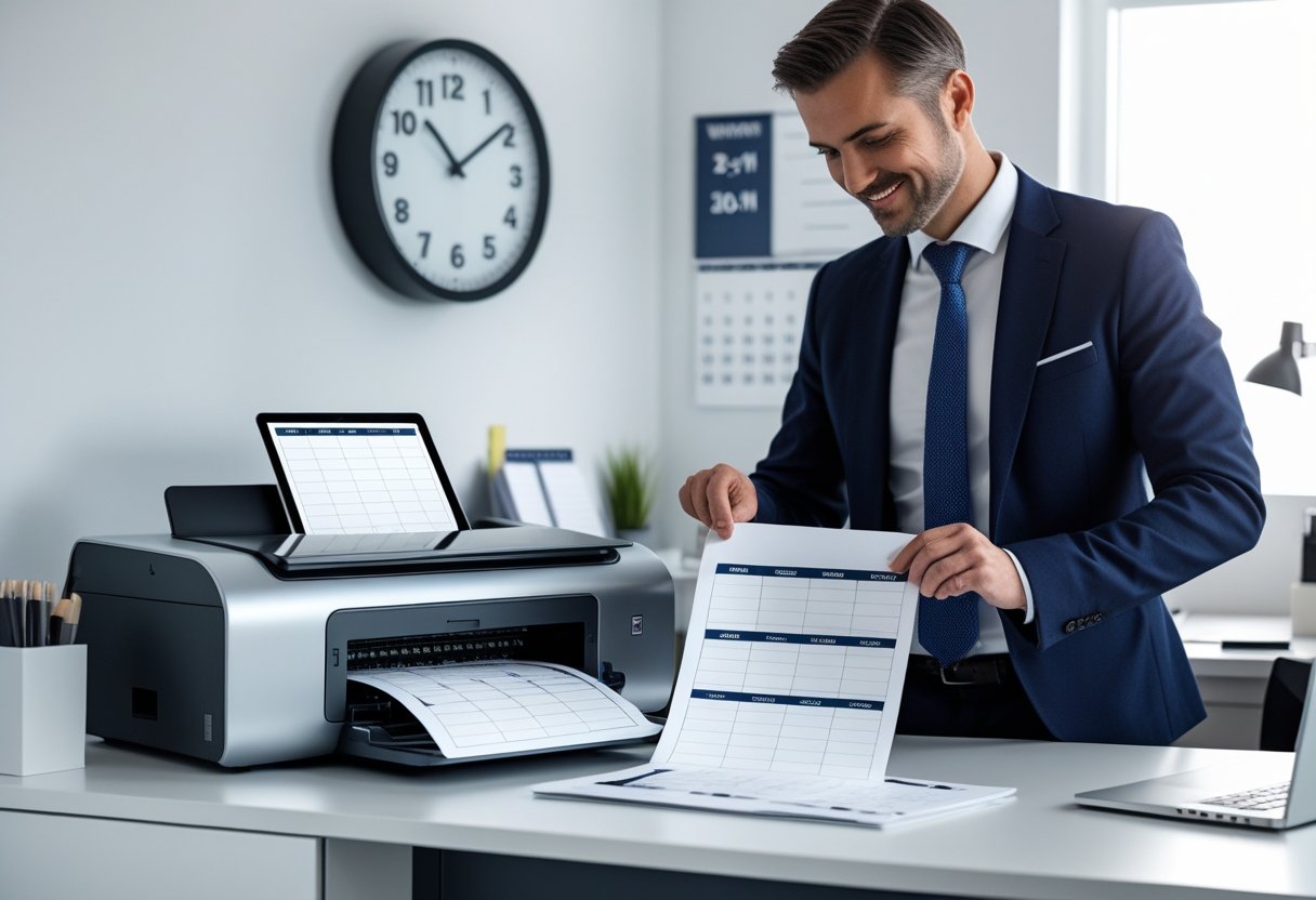 Sådan printer du tidsplaner og holder styr på tiden med din printer